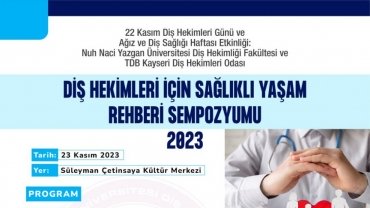 Diş Hekimleri için Sağlıklı Yaşam Rehberi Sempozyumu